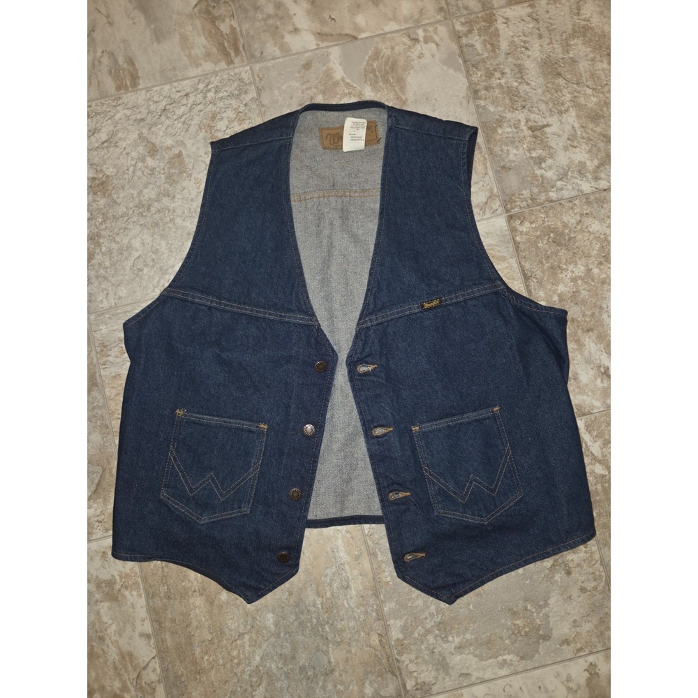Vintage Wrangler Denim Vest XL